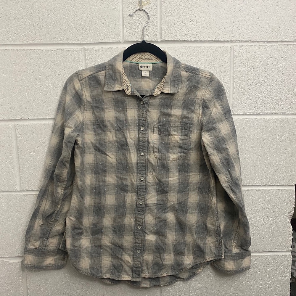 Western Plaid Top JC Penny